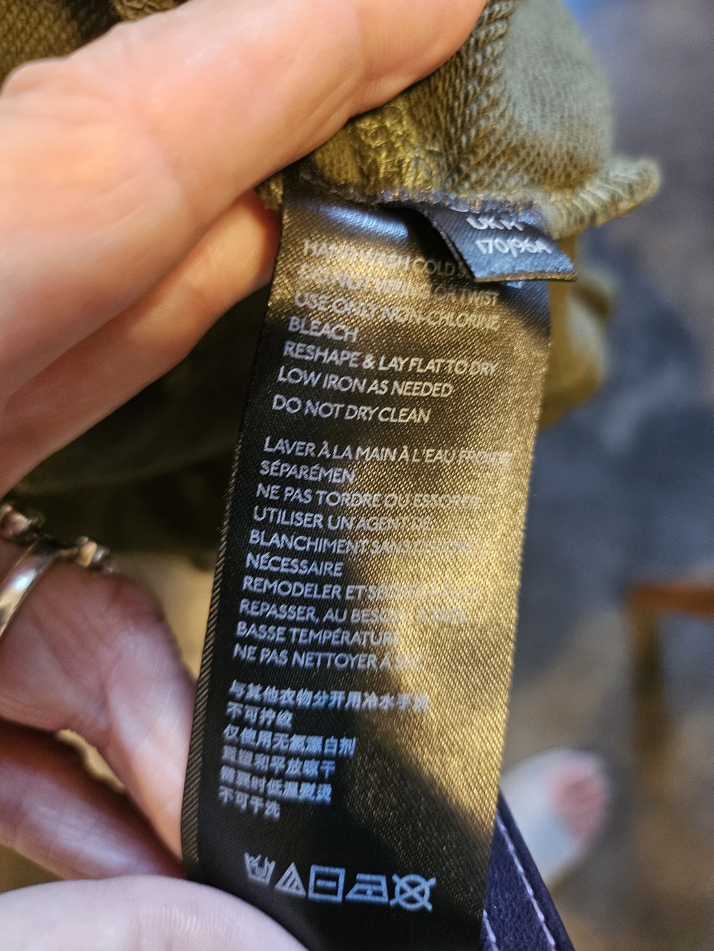 Free People FP Movement Olive Green Cotton Apex Pullover Shirt M Roomy - Picture 13 of 14